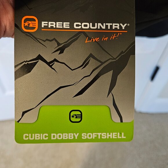 Free Country Men's Cubic Dobby Soft-Shell Jacket - Picture 4 of 9